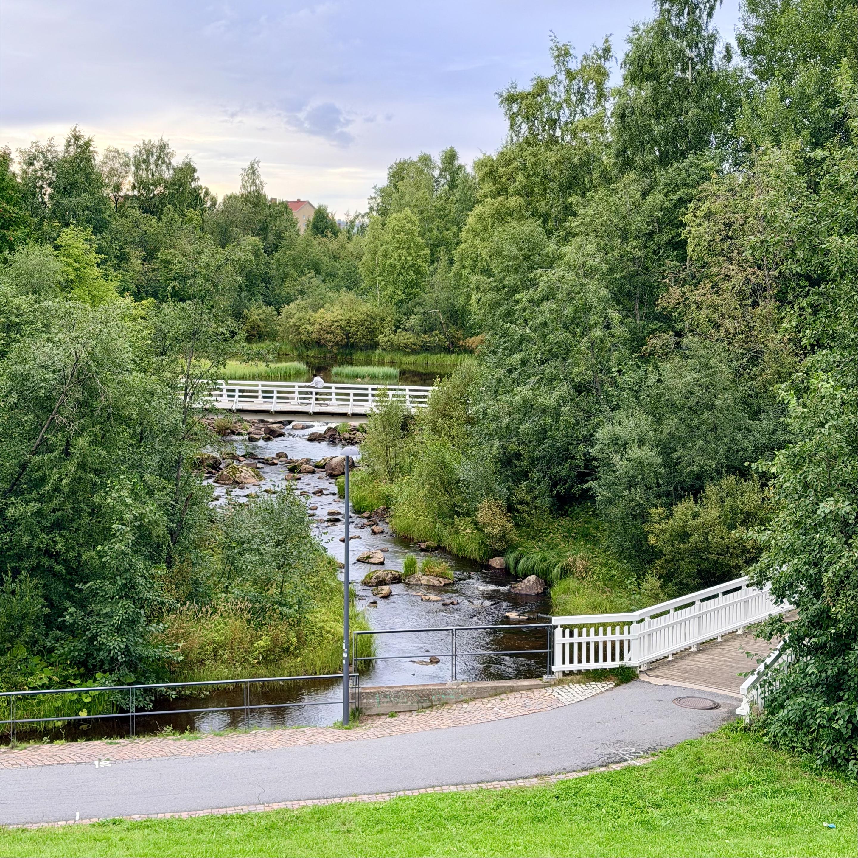 Experienced bike super friendly city in #oulu 🚲👌